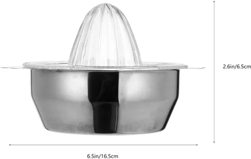Miniatura 2 de GALPADA Stainless Steel Manual Lemon Squeezer Citrus Juicer Hand Press Fruit Juice Extractor 304 Food-grade Portable Tool for Kitchen and Travel Use