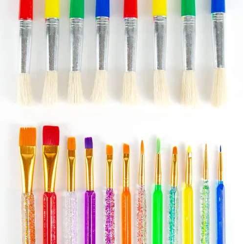 Miniatura 7 de Horizon Group USA Pinceles de pintura - Juego de 35 pinceles multiusos - Incluye 8 tipos diferentes de pinceles, excelentes para acuarelas, pintura