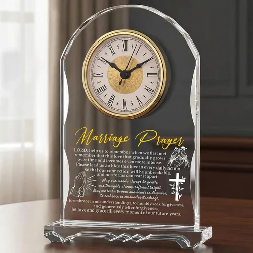 Miniatura 16 de Reloj de Cristal Significativo para Jubilación, Regalos para Mujeres y Hombres, Mejor Jefe de Todos, Feliz Reloj de Jubilación Placa de Regalo