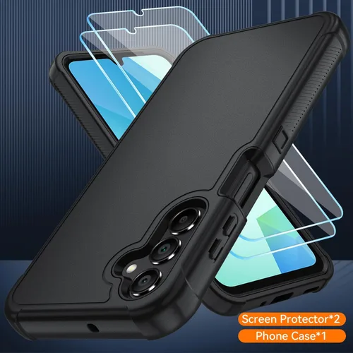 Miniatura 4 de Funda para Samsung Galaxy A16 5G: Cubierta de Teléfono a Prueba de Golpes de 3 Capas con Protector de Pantalla HD, Protección Híbrida Protectiva