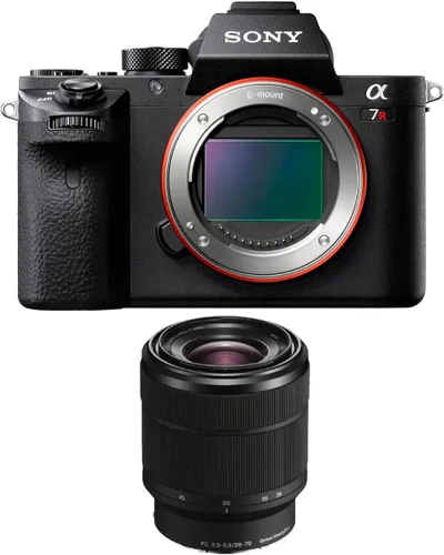 Miniatura 10 de Sony a7R II Cámara de lente intercambiable sin espejo de fotograma completo, solo cuerpo (negro) (ILCE7RM2/B), base, base