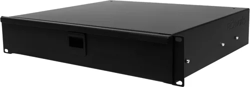 Gator Rackworks - Cajón estándar de montaje en rack de 2U con interior de espuma y cerradura, 14.2 pulgadas de profundidad (GRW-DRWDF2)