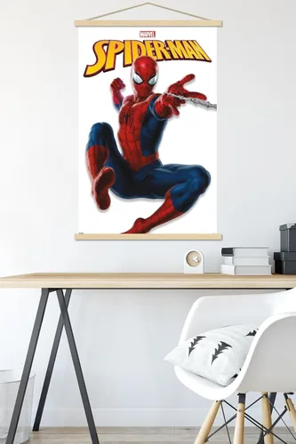 Miniatura 5 de Trends International Marvel Comics - Póster de pared con marco magnético de Spider-Man