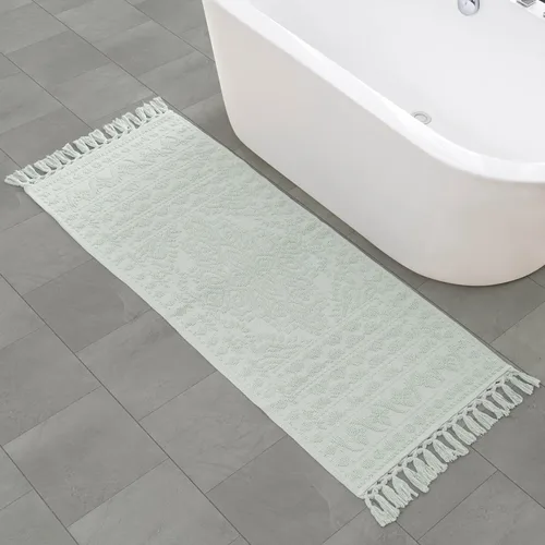 Miniatura 72 de French Connection Nellore Alfombras de Baño, Tapetes de Baño Tejidos y con Cuentas, Tapetes de Baño Duraderos y Gruesos para Baño y Alfombras