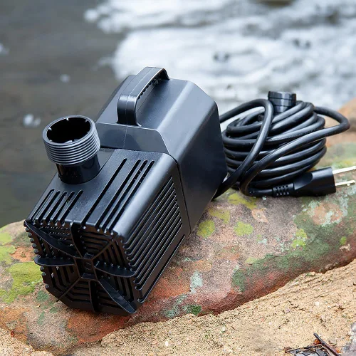 Miniatura 8 de Beckett Bomba de agua sumergible de 2100 GPH Bomba de agua de apagado automático para cascada, corriente, jardín de agua, 78 W, 20 pies de elevación