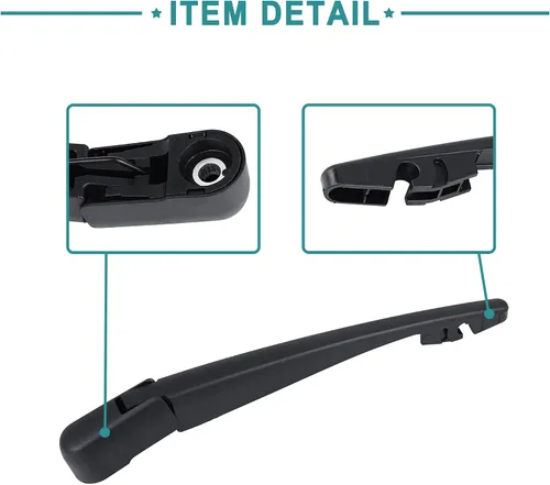 Miniatura 5 de ACROPIX Conjunto de brazo de limpiaparabrisas de ventana trasera de 9.843 in de 10 pulgadas para Mitsubishi Outlander 2010-2014 2016-2018, 2 piezas