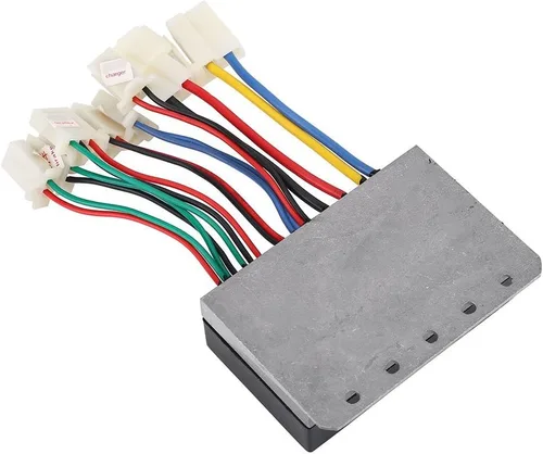 Miniatura 2 de Controlador de motor de scooter eléctrico, controlador de motor cepillado de doble voltaje de 24 V/12 V, compatibilidad universal para viajeros