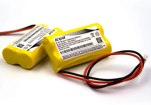 Miniatura 6 de Paquete de 5 baterías de repuesto de Ni-CD de 2.4V 600mAh BP2-A para señal de salida, luz de emergencia BP2A BP2-0A 0BP2-0A CSXWREB3 HUBBEL