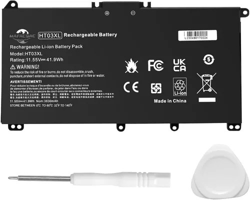 Batería HT03XL para HP L11119-855: Reemplazo de batería para portátil HTO3XL para HP Pavilion 15 15-DA0002DX 15-CS3073CL 15-DY1023DX 14M-DH1003DX