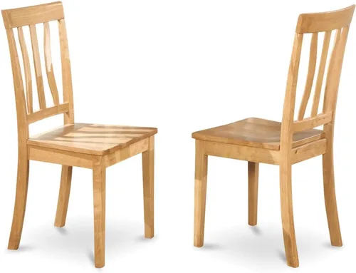 Miniatura 3 de East West Furniture OXAN5-OAK-C set de 5 mesas y 4 sillas para antecomedor, Madera, Oak Finish Oxan5-roble-w