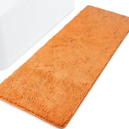 Miniatura 8 de Yeaban Alfombras pequeñas de baño de felpilla de 12 x 12 pulgadas, absorbentes y lavables, antideslizantes, de felpa y suaves para baño, ducha