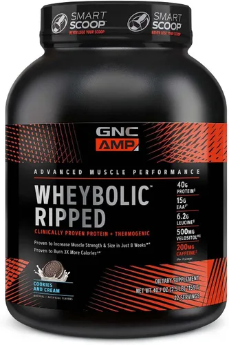 Miniatura 10 de GNC AMP Wheybolic Ripped - Galletas y crema (9 porciones)