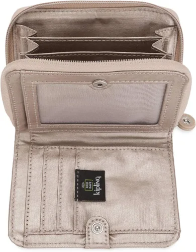 Miniatura 3 de Kipling Amor del dinero para mujer, tecnología RFID anti-hacker, cartera de poliéster con cierre de cremallera