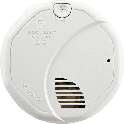 Miniatura 6 de First Alert Detector de humo, batería sellada de 10 años, detector de doble sensor con botón de prueba y silencio, SM310, paquete de 1 unidad