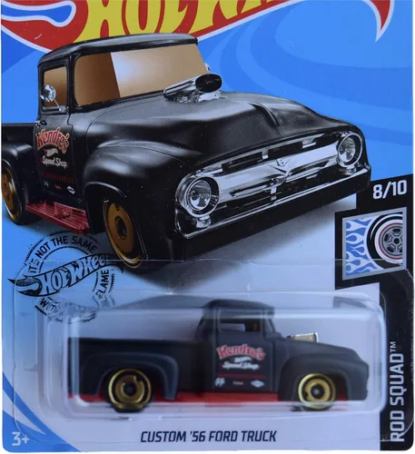 Miniatura 2 de Hot Wheels Custom '56 Ford Truck 227/250, negro