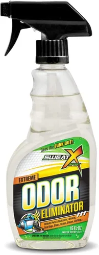 SweatX Extreme Odor Spray - Desodorante Multiuso Sin Lavado - Ideal para Zapatos y Ropa de Gimnasio - Aroma Victory (473 ml)
