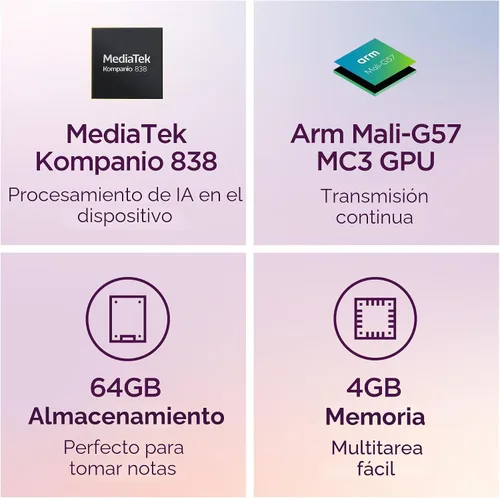 Miniatura 2 de Lenovo Chromebook Duet - 2025 - Laptop convertible - ChromeOS - Pantalla táctil IPS WUXGA de 10.95" - 4GB de memoria - Almacenamiento de 64GB