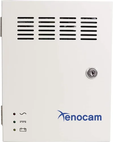 Miniatura 2 de 9 canales 9 vías 12V 5Amp DC gabinete de metal en caja regulada unidad de fuente de alimentación con enlace de batería de respaldo para alarmas
