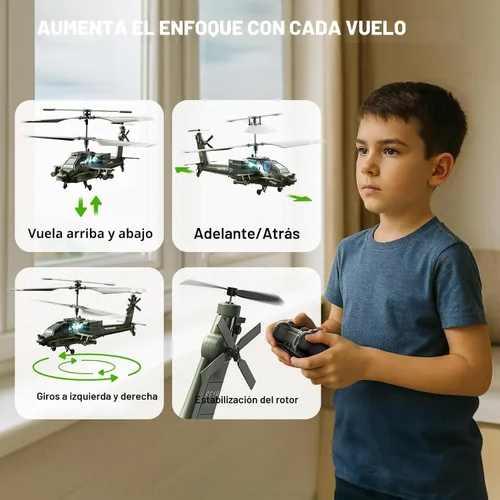 Miniatura 5 de SYMA Helicópteros RC, S51H, helicóptero de control remoto de 2.4 GHz, juguetes militares del ejército para niños y niñas con retención de altitud