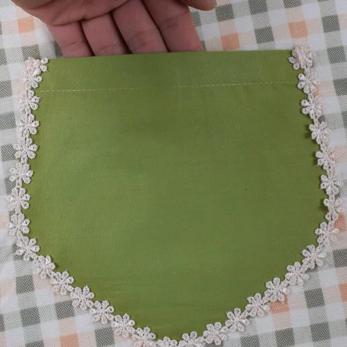 Miniatura 5 de Love Potato Bonito delantal retro de diseño único para mujeres y niñas con bolsillo elegante para cocinar cocina, color verde