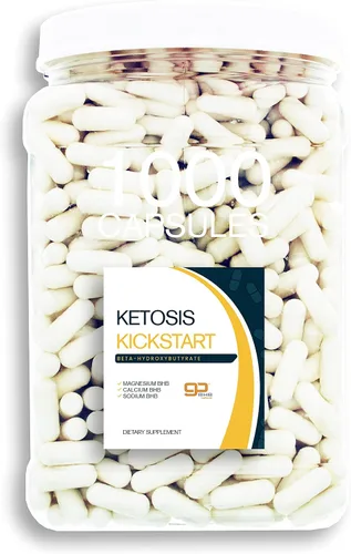 Miniatura 9 de Ketosis Kickstart - Sales de beta-hidroxibutirato de 750 CT para dieta cetogénica en un tarro de agarre cuadrado transparente