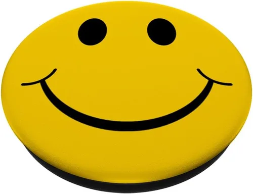 Miniatura 2 de Retro Classic 70's Yellow Smiley Emoji Happy Face - PopSockets Grip and Stand for Phones and Tablets