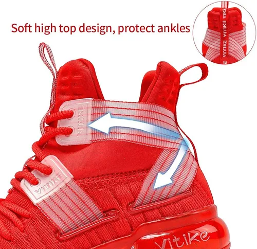 Miniatura 4 de Tenis para básquetbol para niños, tenis deportivos para niñas y niños, tenis para entrenamiento para la escuela, antideslizantes, tenis