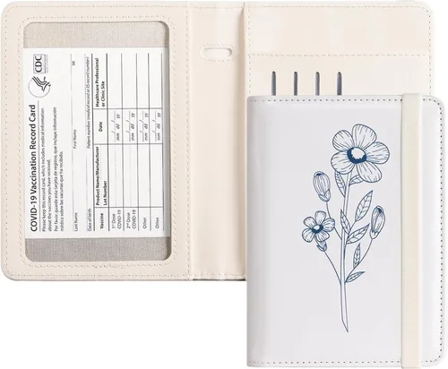 CoBak Soporte para pasaporte - Guarda pasaportes, tarjetas de crédito, tarjetas de identificación, múltiples bolsillos para almacenamiento. Tamaño