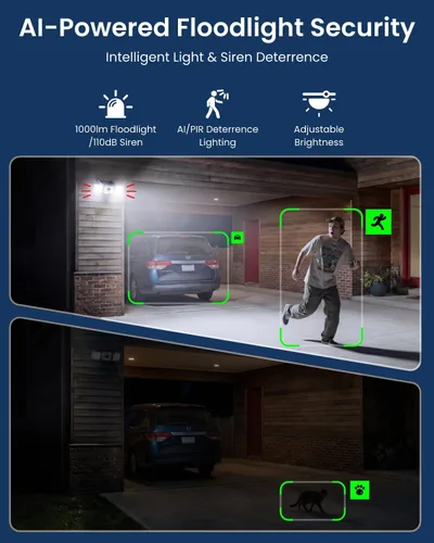 Miniatura 5 de REOLINK Cámara solar con reflector, cámaras de seguridad 2K 150° inalámbricas para exteriores, hasta 1000lm de luz y alarma de sirena, reflector