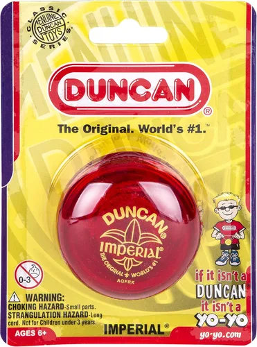 Miniatura 5 de Duncan Toys Imperial Yoyó, Yoyó para principiantes con cuerda, eje de acero y cuerpo de plástico, rojo