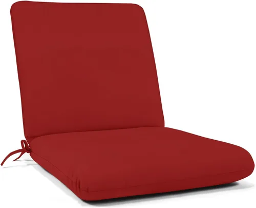 Miniatura 8 de Sunbrella - Cojín de tela para asientos profundos para patio, 44 x 22 pulgadas, con bisagras (asiento + respaldo) – Reemplazo de cojín para silla