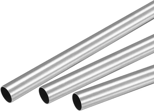 uxcell Tubo redondo de acero inoxidable 304 0.551 in OD 0.020 in espesor de pared 11.811 in longitud 3 piezas