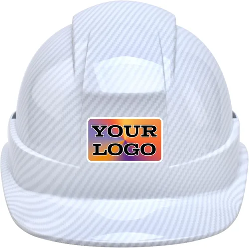 Miniatura 10 de Casco de trabajo de construcción personalizado Casco de seguridad con suspensión de trinquete de 6 puntos con ventilación negro (C-BLACK)