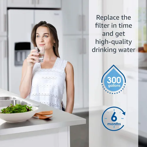Miniatura 6 de Waterdrop Filtro de agua para refrigerador WD-F13UF, repuesto para GE® SmartWater® MWF®, MWFINT, MWFP, MWFA, GWF, HDX FMG-1, GSE25GSHECSS