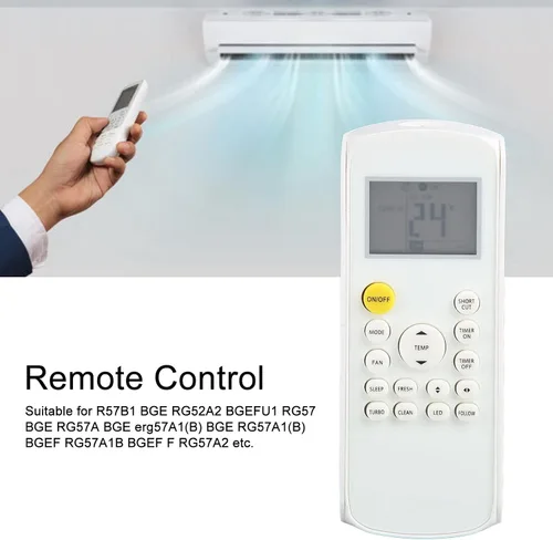 Miniatura 3 de Control remoto de aire acondicionado para, reemplazo de aire acondicionado Control remoto AC para RG57A para R57B1 RG52A2 BGEFU1 RG57 RG57A