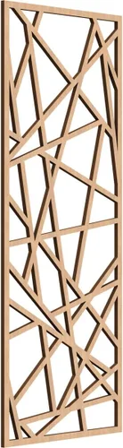 Miniatura 102 de Conway Paneles de pared decorativos de madera con calado, 9 3/8 pulgadas de ancho x 24 3/8 pulgadas de alto x 1/4 de alto, aliso