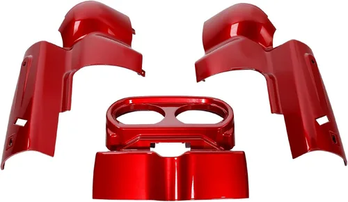 Miniatura 2 de HR3 Carcasa para instrumentos de color rojo malvado compatible con Road Glide Special FLTRXS 2018 y Road Glide FLTRX 2019 (reemplazo para OEM)