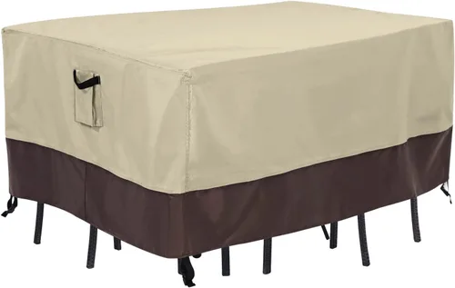 Miniatura 31 de ABCCANOPY Cubierta de Mesa Rectangular Cubierta de Mesa Universal Cubierta de Silla para Exteriores Impermeable y a Prueba de Polvo Resistente al