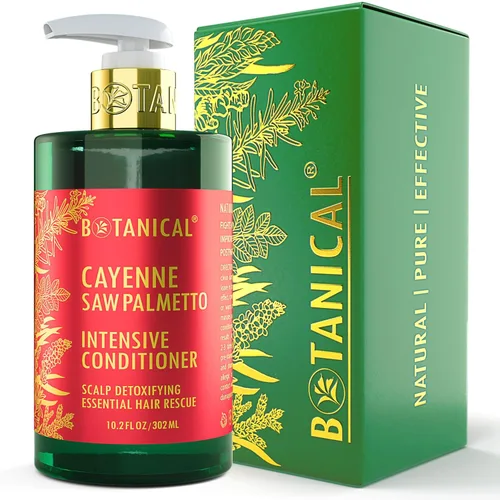 Acondicionador botánico para el crecimiento del cabello, "desintoxicación del cuero cabelludo", terapia intensiva contra la pérdida de cabello para