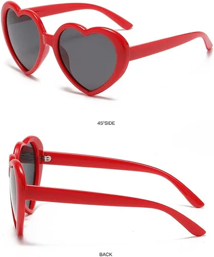 Miniatura 7 de Gafas de sol polarizadas en forma de corazón para niñas y niños, a la moda, encantadoras y bonitas gafas