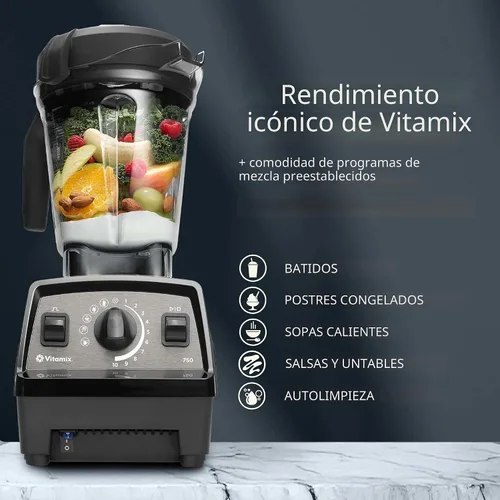 Miniatura 3 de Vitamix Licuadora de la serie Propel 750 con cuatro programas de mezcla, programa auto-limpiante, licuadora de grado profesional para batidos, sopas