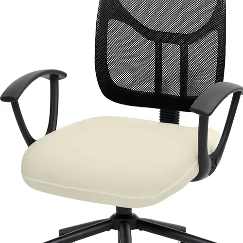 Miniatura 11 de Fundas elásticas para asiento de silla de oficina de escritorio - Funda universal de spandex para silla de computadora - Fundas removibles lavables