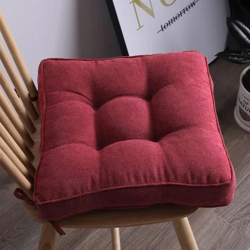Miniatura 12 de Cojín redondo suave para silla, cojín acolchado antideslizante, cojines de asiento suaves y cómodos para sillas de cocina, comedor y oficina