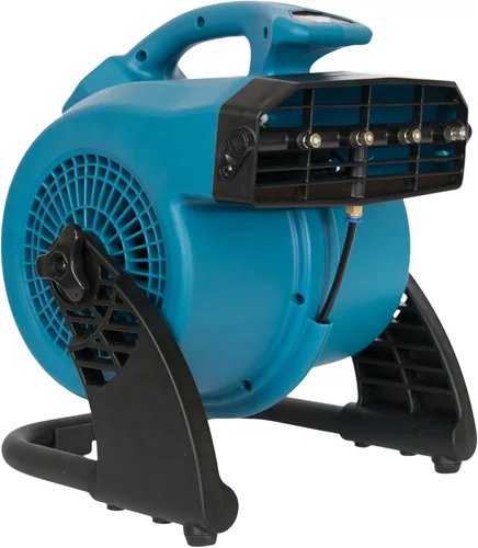 XPOWER Ventilador de nebulización FM-48, refrigeración al aire libre, resistente, potente, de alta velocidad, 3 velocidades, ideal para camping,