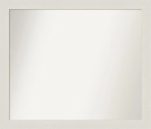 Miniatura 120 de Amanti Art Espejo de baño blanco para sobre el fregadero, 24 x 24 pulgadas, hecho a medida, espejo de tocador cuadrado blanco estrecho, marco