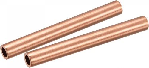 Miniatura 13 de uxcell Tubo redondo de cobre 0.354 in OD 0.059 in espesor de pared 3.937 in longitud tubería 2 piezas