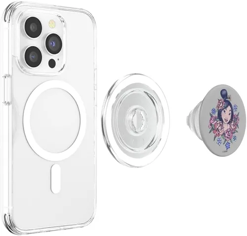 Miniatura 4 de Disney Mulan Floral Sketch Retrato PopSockets MagSafe PopGrip para iPhone