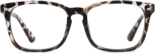 Miniatura 11 de TIJN Lentes de bloqueo de luz azul para mujeres y hombres, marco transparente cuadrado, anteojos nerd anti rayo azul, gafas para pantalla