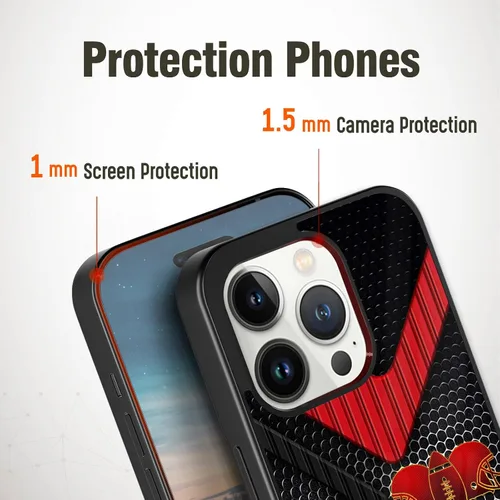 Miniatura 4 de Fundas de teléfono personalizadas para iPhone 8 11 12 13 14 15 16 Pro Max Plus Mini Xr Xs para Samsung S A Note Series Funda protectora negra