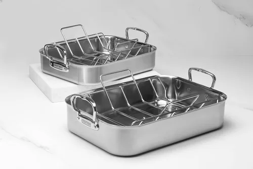 Miniatura 10 de Hestan Provisiones: tostador clásico revestido de 16.5" con estante de acero inoxidable